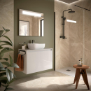 Badezimmermöbel BALTIC 800 2 Türen WHITE GLOSS...