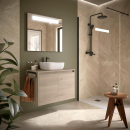 Badezimmermöbel BALTIC 800 2 Türen NATURAL +...