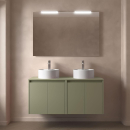 Badezimmermöbel BALTIC 1400 4 Türen GREEN SATIN...