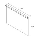 Set OPTIMUS Spiegel und LED-Leuchte IP44 (5700ºK)...