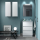 Badezimmermöbel BALTIC 600 3 Schubladen WHITE SATIN + Waschtisch
