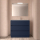 Badezimmermöbel BALTIC 1000 3 Schubladen BLUE SATIN + Waschtisch