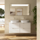 Badezimmermöbel VIMA 1200 WHITE SATIN +...