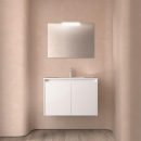 Badezimmermöbel BALTIC 800 2 Türen WHITE GLOSS...