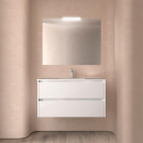 Badezimmermöbel BALTIC 1000 2 Schubladen WHITE GLOSS...