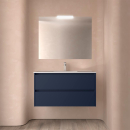 Badezimmermöbel BALTIC 1000 2 Schubladen BLUE SATIN...