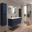 Badezimmermöbel BALTIC 1400 4 Schubladen BLUE SATIN...
