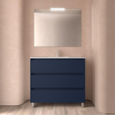 Badezimmermöbel BALTIC 1000 3 Schubladen BLUE SATIN...