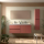 Badezimmermöbel BALTIC 1400 2 Türen und 2 Schubladen RED SATIN + Waschtisch