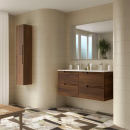 Badezimmermöbel VIMA 1200 NUSSBAUM MAYA + Waschtisch