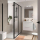 Badezimmermöbel SILANE 600 2 Schubladen WHITE SATIN + Waschtisch + Spiegel