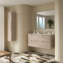 Badezimmermöbel VIMA 1200 NATURAL + Waschtisch +...
