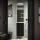 Conjunto de Badezimmermöbel MARVILLE BLACK SATIN +Waschtisch + Spiegel