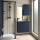 Conjunto de Badezimmermöbel MARVILLE BLUE SATIN +Waschtisch + Spiegel