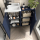 Conjunto de Badezimmermöbel MARVILLE BLUE SATIN +Waschtisch + Spiegel