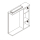 Spiegelschrank LOIRA 600 1 Glastür