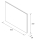 Spiegel BLOCK 800 horizontal vertical LED-Licht (20 W-57000ºk) IP44 600 x 800 mm