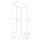 Hochschrank 4 Türen INFINITY WHITE GLOSS 600 x 1810 x 370 mm