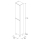 Hochschrank INFINITY 2 Türen WHITE SATIN 300 x 1810 x 240 mm