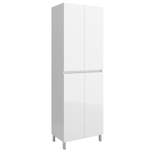 Hochschrank INFINITY 4 Türen WHITE SATIN 600 x 1810 x 370 mm