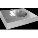 KWC Einzelwaschtisch, ANIMA, Edelstahl, 500x160x500 mm,...