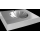 KWC Einzelwaschtisch, ANIMA, Edelstahl, 500x160x500 mm, mit Hahnloch