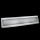 KWC Reihenurinal, CAMPUS, Edelstahl V2A, 2400x515x235 mm, Siebablauf Mittig