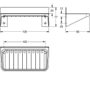 KWC Seifenablage, RODAN, Edelstahl, 195x77x96 mm, AP,...