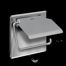 KWC Wc-rollenhalter, Edelstahl, 145x130x25 mm, Aufputz