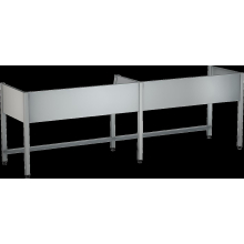 KWC Untergestell, MAXIMA, Edelstahl, 2580x850x650 mm