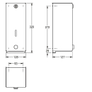 KWC Seifenspender, HEAVY DUTY, Edst, 128x320x127 mm, Aufputz