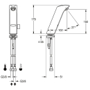 KWC Standbatterie, PROTRONIC-S, Elek, Mischer, Batterie