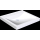 KWC Einzelwaschtisch, QUADRO, MIRANIT, 600x125x530 mm, Mulde Re-eckig, Hahnloch