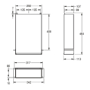 KWC Papierhandtuchsp, RODAN, Edst, 342x464x113 mm, Verd....