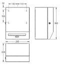 KWC Papierhandtuchspender, RODAN, Elek, 290x390x226 mm,...