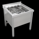 KWC Standausguss, SIRIUS, Edelstahl, 650x650x598 mm,...