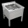 KWC Standausguss, SIRIUS, Edelstahl, 650x650x598 mm, Klapprost, Geschraubt