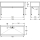 KWC Werkraumbecken, SIRIUS, Edelstahl, 1500x800x600 mm, Unterbau