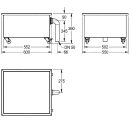 KWC Schlammfangbecken, SIRIUS, Edst, 600x360x550 mm, auf...