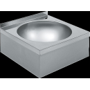 KWC Einzelwaschtisch, ANIMA, Edelstahl, 450x175x450 mm,...