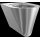 KWC T-WC, HEAVY DUTY, Edst, Hw.-mont, 360x350x500 mm, ohne Sitz