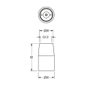 KWC Düsenbrause, DN15, G1/2, 9l