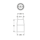 KWC Düsenbrause, DN15, G1/2, 12l