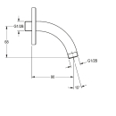 KWC Wandarm, für Düsenbrause