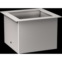 KWC Abfallabwurfhülse, RODAN, Edst, 175x121x175 mm, Einbau Von Oben