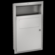 KWC Hygieneabfallbehälter, RODAN, Edst, 401x659x130 mm, Unterputz, Ca. 6 l