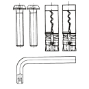 KWC Sicherungssystem, HEAVY DUTY, 2 Schrauben, 2...