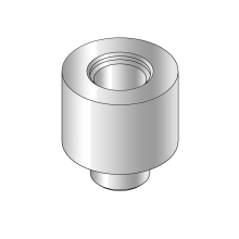 KWC Verlängerungsadapter, AQUALINE-S, 30 mm, für Wandventil Hydr, Stapelbar