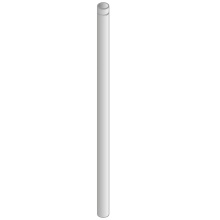 KWC Urinal-spülrohrverlängerung, 350 mm, Gerade