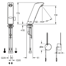 KWC Standbatterie, PROTRONIC-S, Elek, Mischer,...